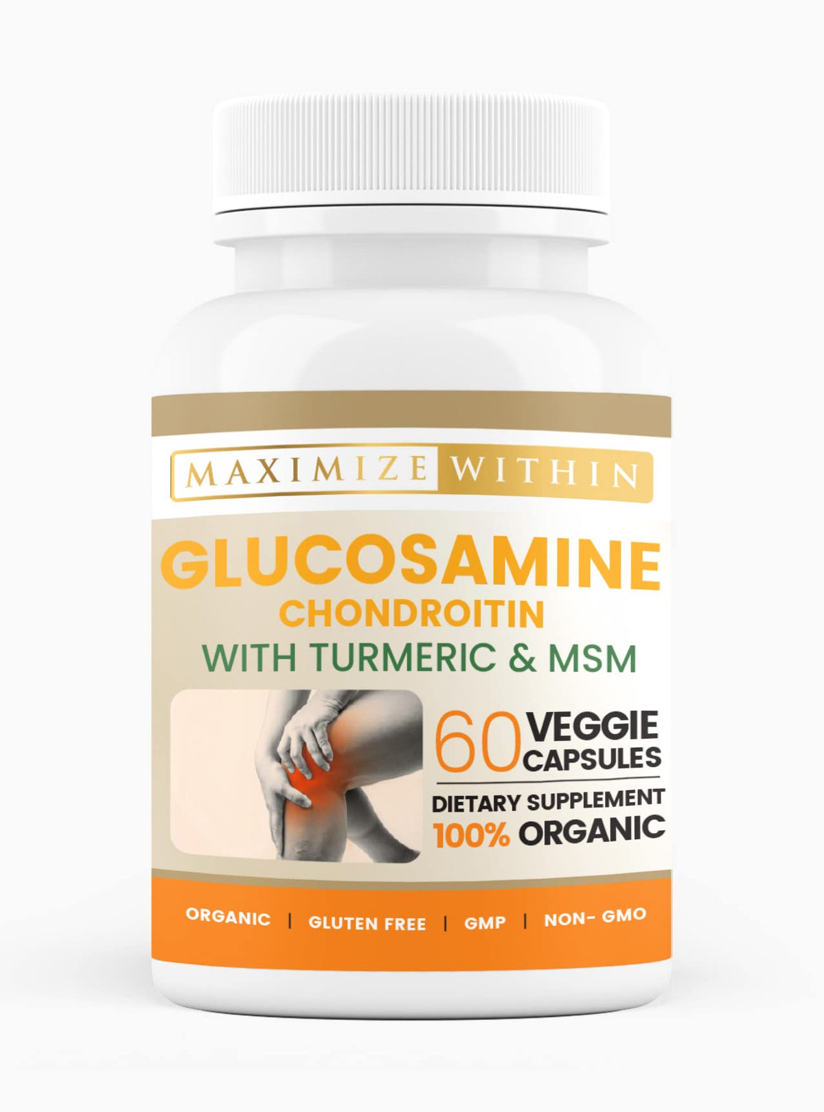Maximize Within Glucosamine Chondroitin 60 Capsules, boîte avant