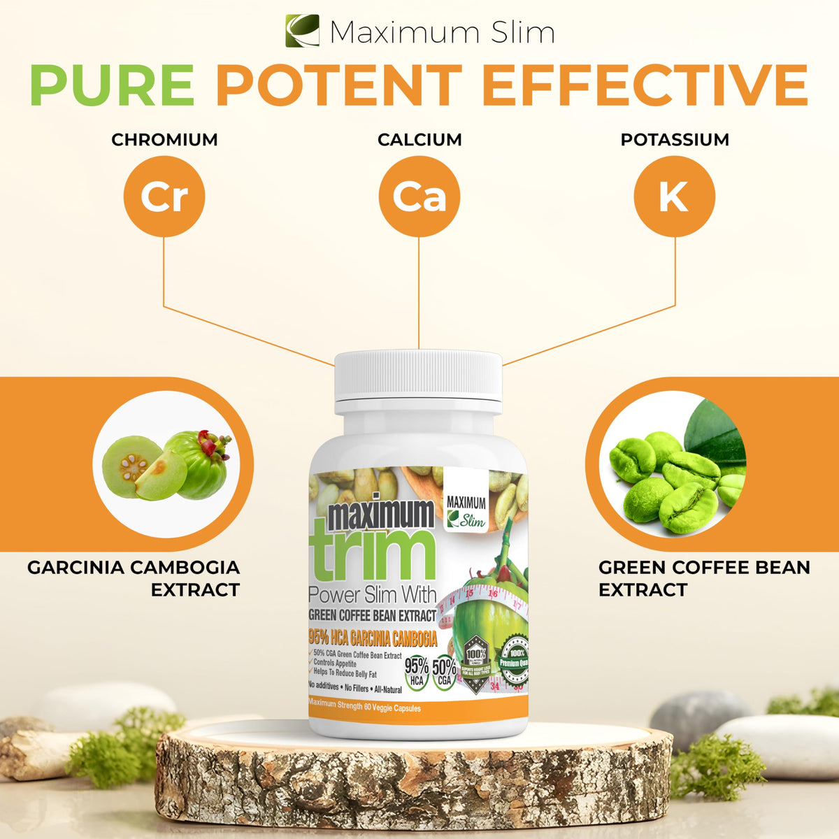 Maximum Slim Garcinia Cambogia prise avec un verre d'eau