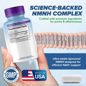 MAXLIFE NATURALS NMNH 1000mg capsules ouvertes