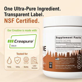 MaxOut360 Créatine Monohydrate Creapure 372g avec cuillère doseuse