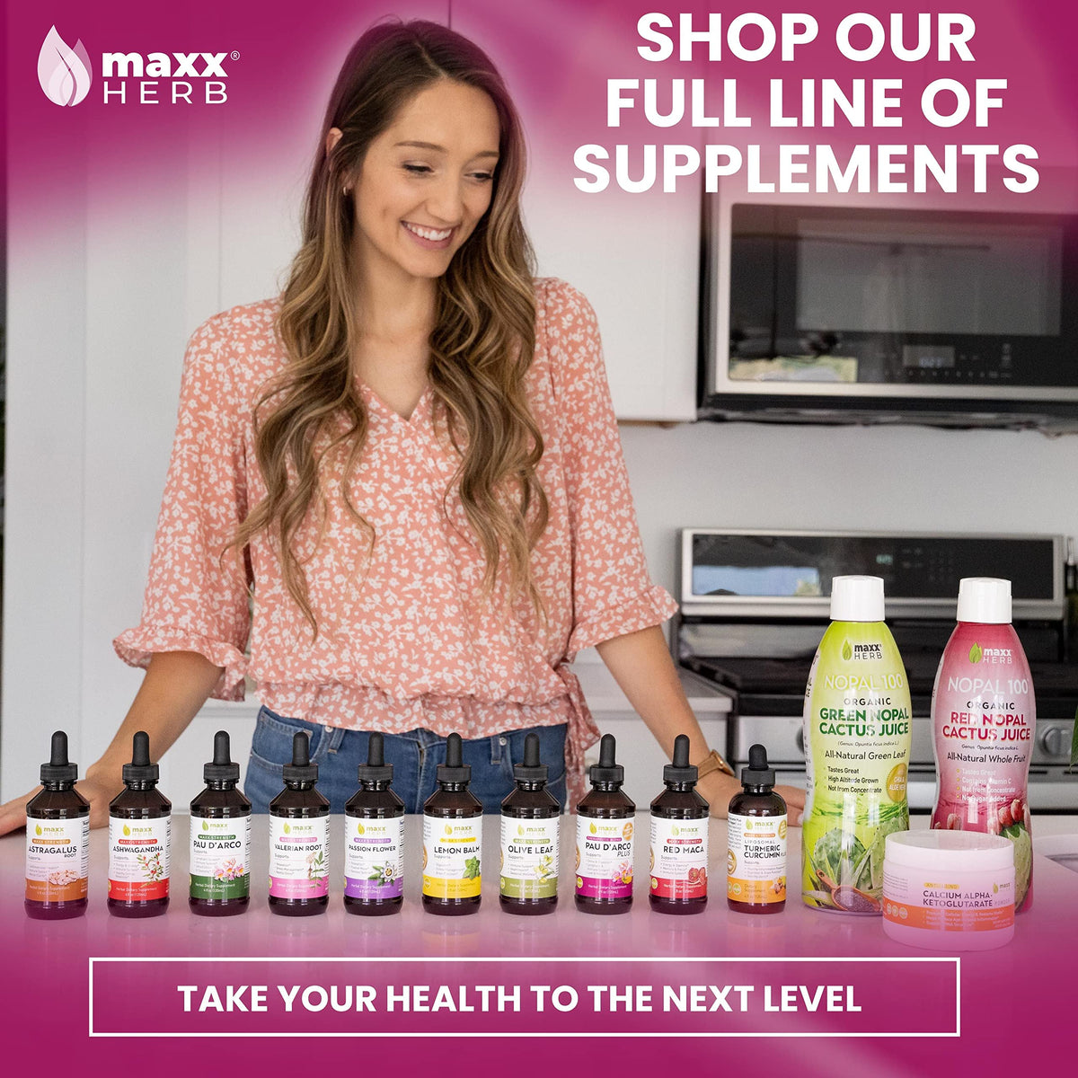 Maxx Herb Extrait de Pau D'Arco sur fond neutre