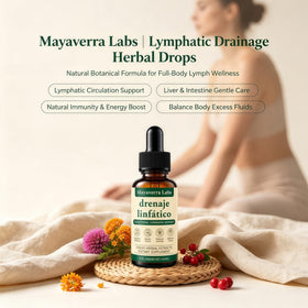 Mayaverra Drenage Linfatique 60 ml étiquette détaillant les ingrédients