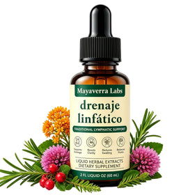 Mayaverra Drenage Linfatique 60 ml vue avant avec compte-gouttes en verre