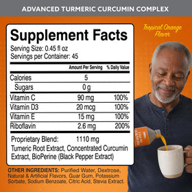 MBS Biotechnology Curcuma Liquide 1100mg avec un doseur