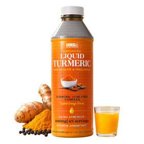 MBS Biotechnology Curcuma Liquide 1100mg bouteille vue de face
