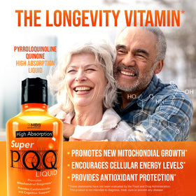 MBS Biotechnology Super PQQ Liquide 20 mg vue latérale