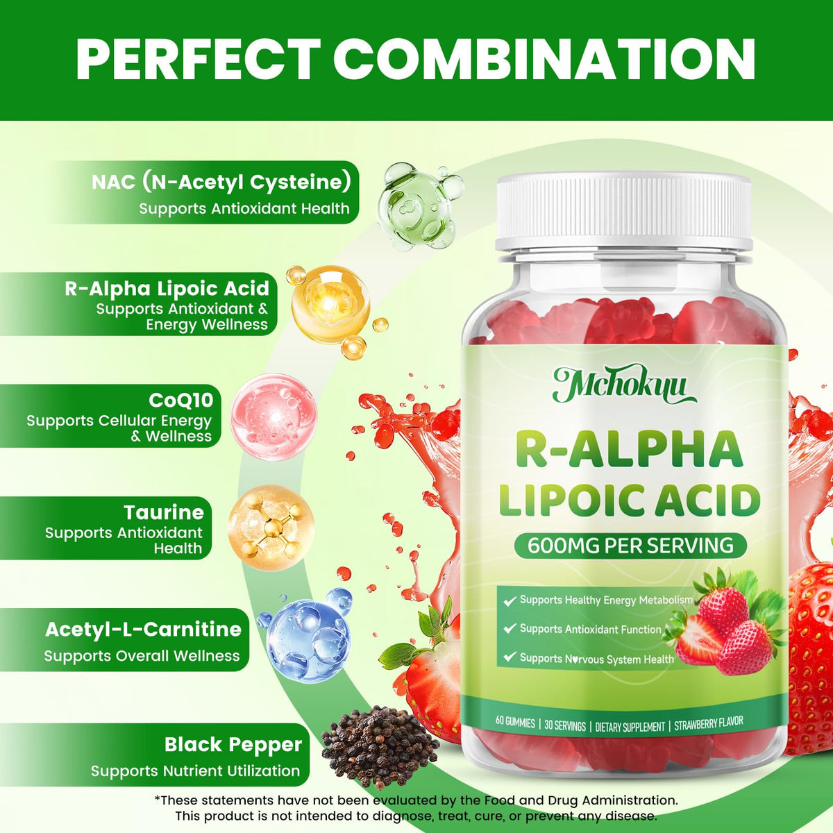 Mchokuu Gélules Acide Alpha-Lipoïque 600 mg packaging