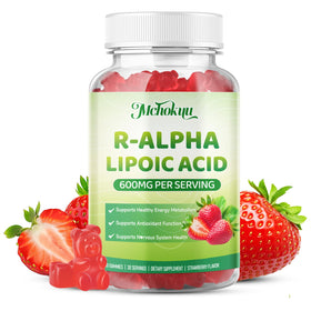 Mchokuu Gélules Acide Alpha-Lipoïque 600 mg sur une table