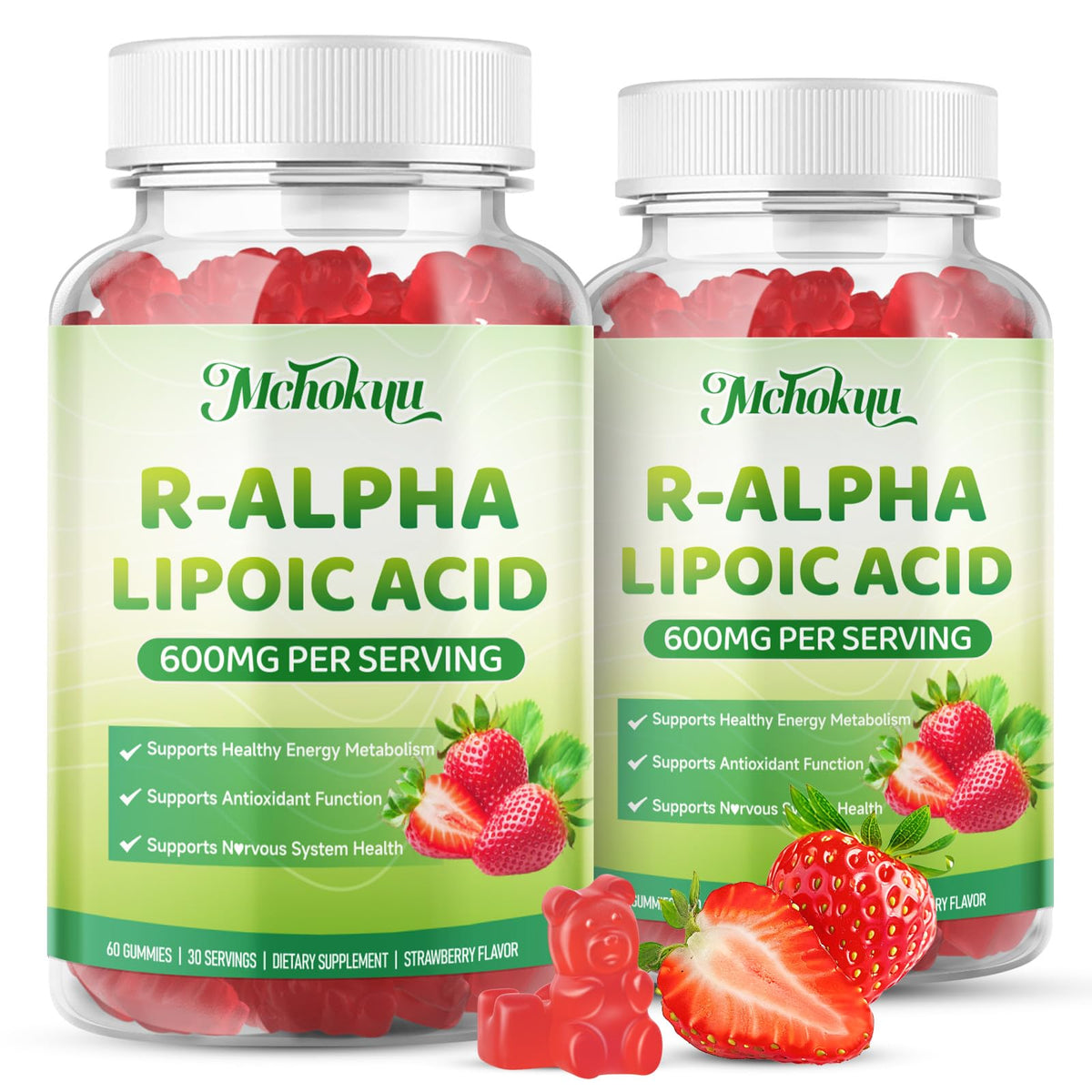 Mchokuu Gélules Acide Alpha-Lipoïque 600 mg vue avant