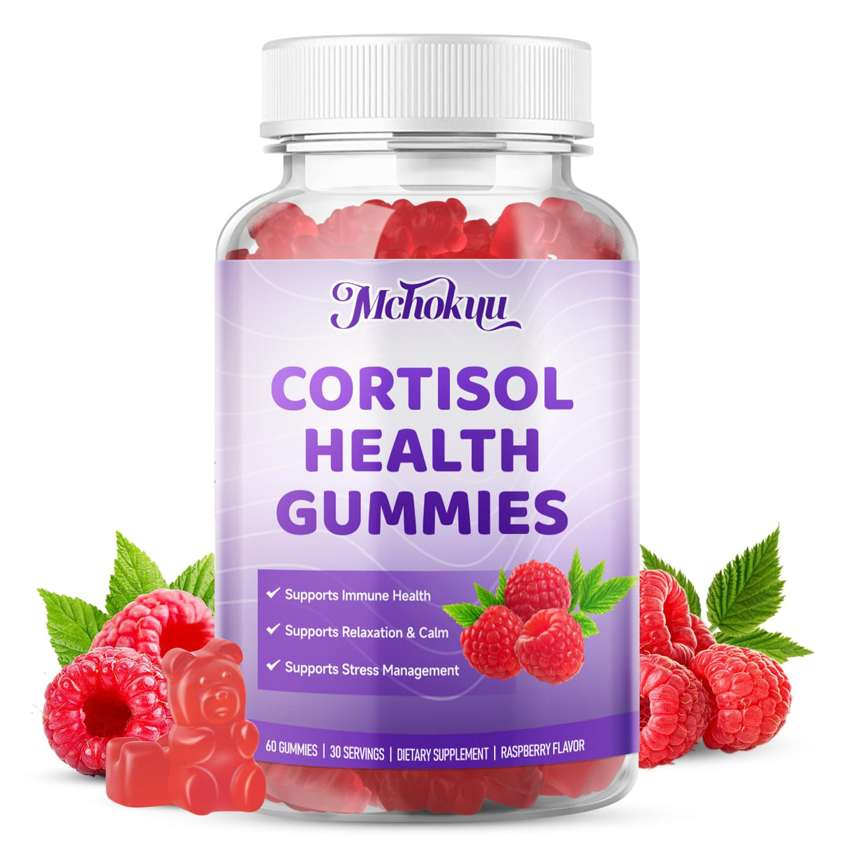 Mchokuu gummies compléments alimentaires 60 gummies en boîte