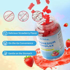Mchokuu Gummies Complexe de Magnésium 1000mg pot ouvert