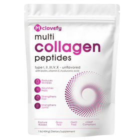 Mclovefy Poudre de Collagène Multi Peptides 508g vue de face