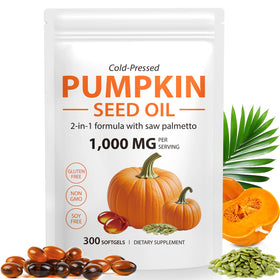 Mcukv Huile de Pépin de Citrouille 1000mg capsules avant