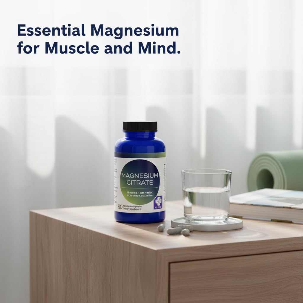 MD.LIFE Citrate de Magnésium 250 mg, capsules sur une table
