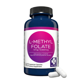 MD.LIFE L-Méthylfolate 5 mg 60 Capsules vue avant