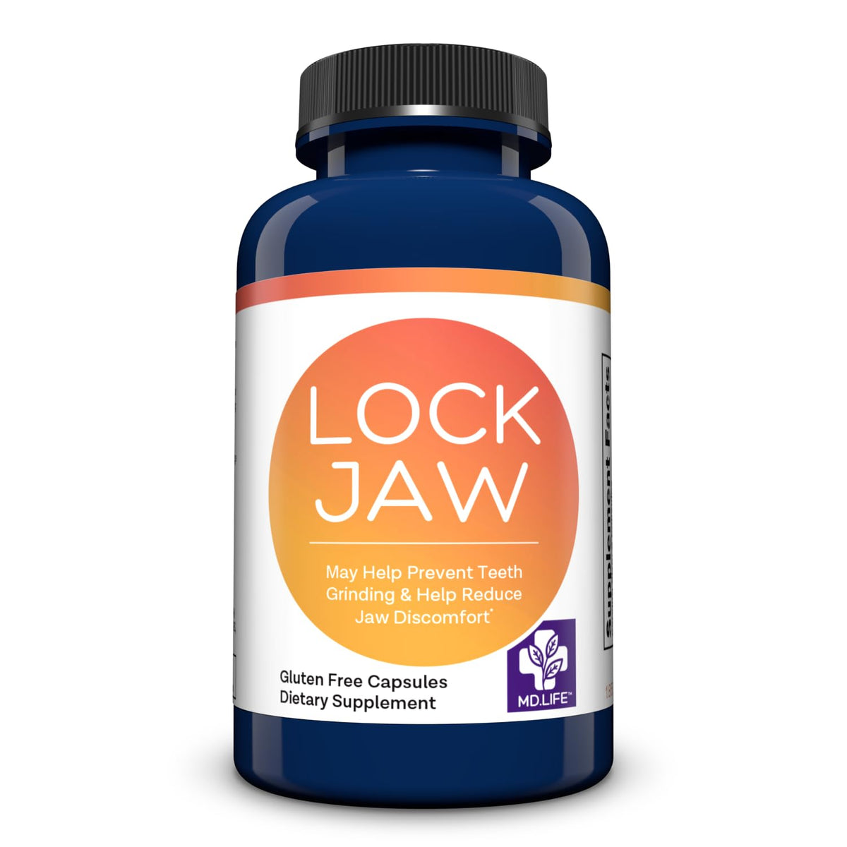 MD.LIFE Lock Jaw Assistance 60 capsules végétales, vue de face