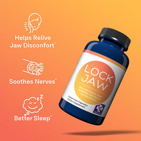 MD.LIFE Lock Jaw Assistance, vue du bas du flacon