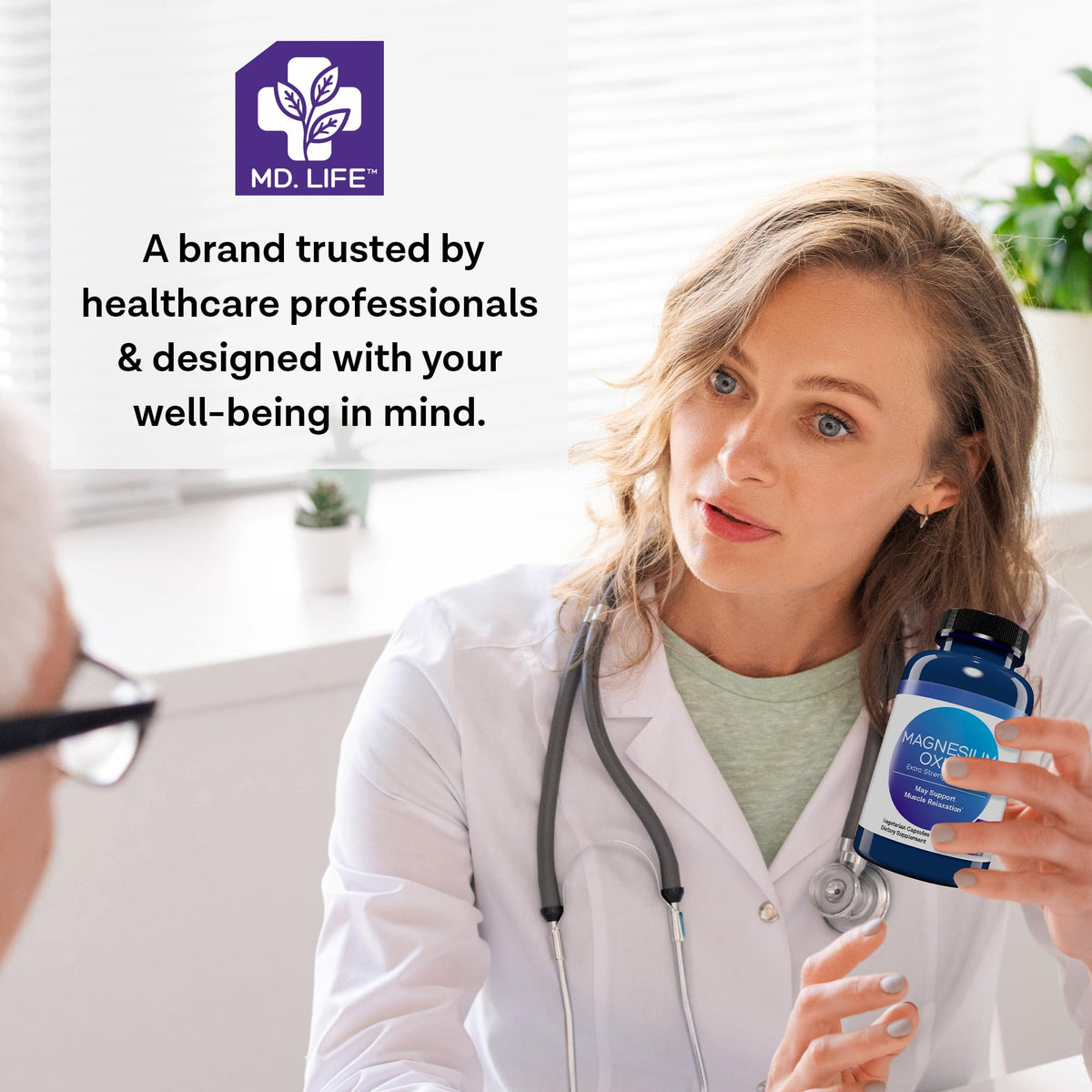 MD.LIFE Magnésium Oxyde 400 mg - vue détaillée des capsules