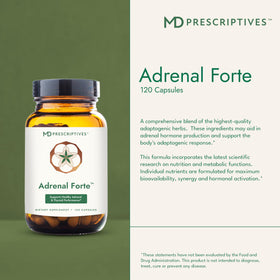 MD Prescriptives Adrenal Forte étiquette du produit