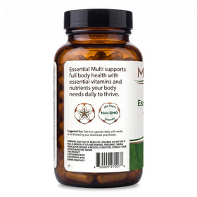 MD Prescriptives Essential Multi 120 Capsules ouvertes avec capsules visibles