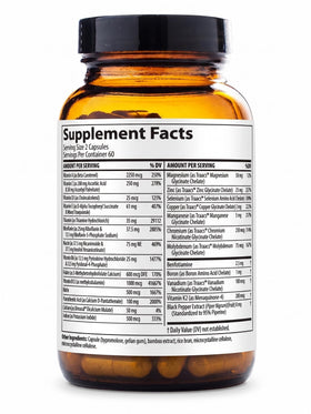 MD Prescriptives Essential Multi 120 Capsules sur fond blanc