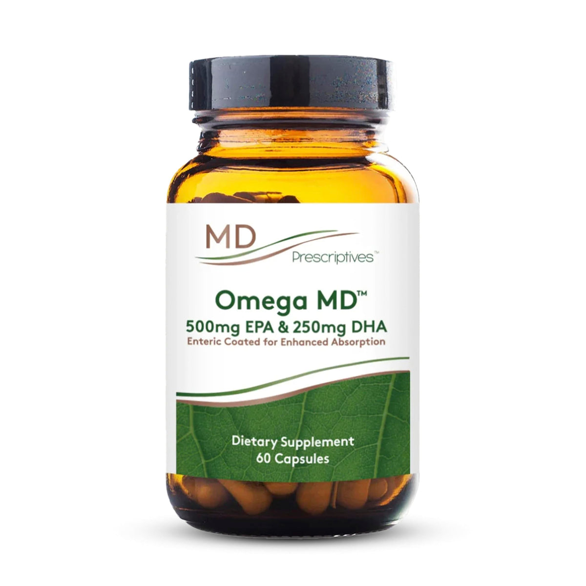 MD Prescriptives Omega MD 500 EPA 250 DHA complément en gélules