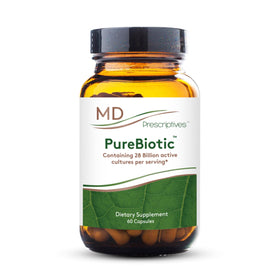 MD Prescriptives PureBiotic 60 capsules, vue avant de l'emballage