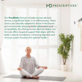 MD Prescriptives PureBiotic, vue latérale de l'emballage