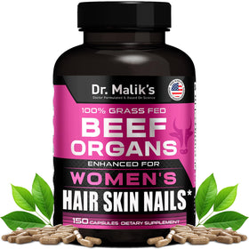 MD Supplements Complément Alimentaire aux Organes de Bœuf 150 Caps vue avant