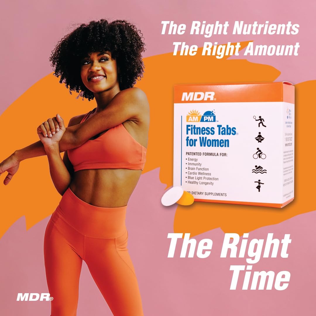 MDR Multivitamines AM/PM pour Femmes, mise en scène dans une cuisine