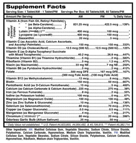 MDR Multivitamines AM/PM pour Hommes – capsules à l'intérieur de l'emballage