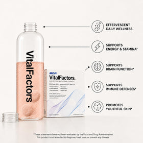 MDR VitalFactors Mélange de Boisson Effervescent NAD+ comprimés effervescents