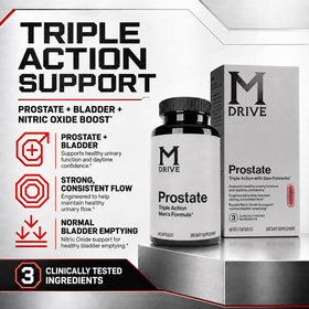 Mdrive Prostate capsules végétales, vue de côté