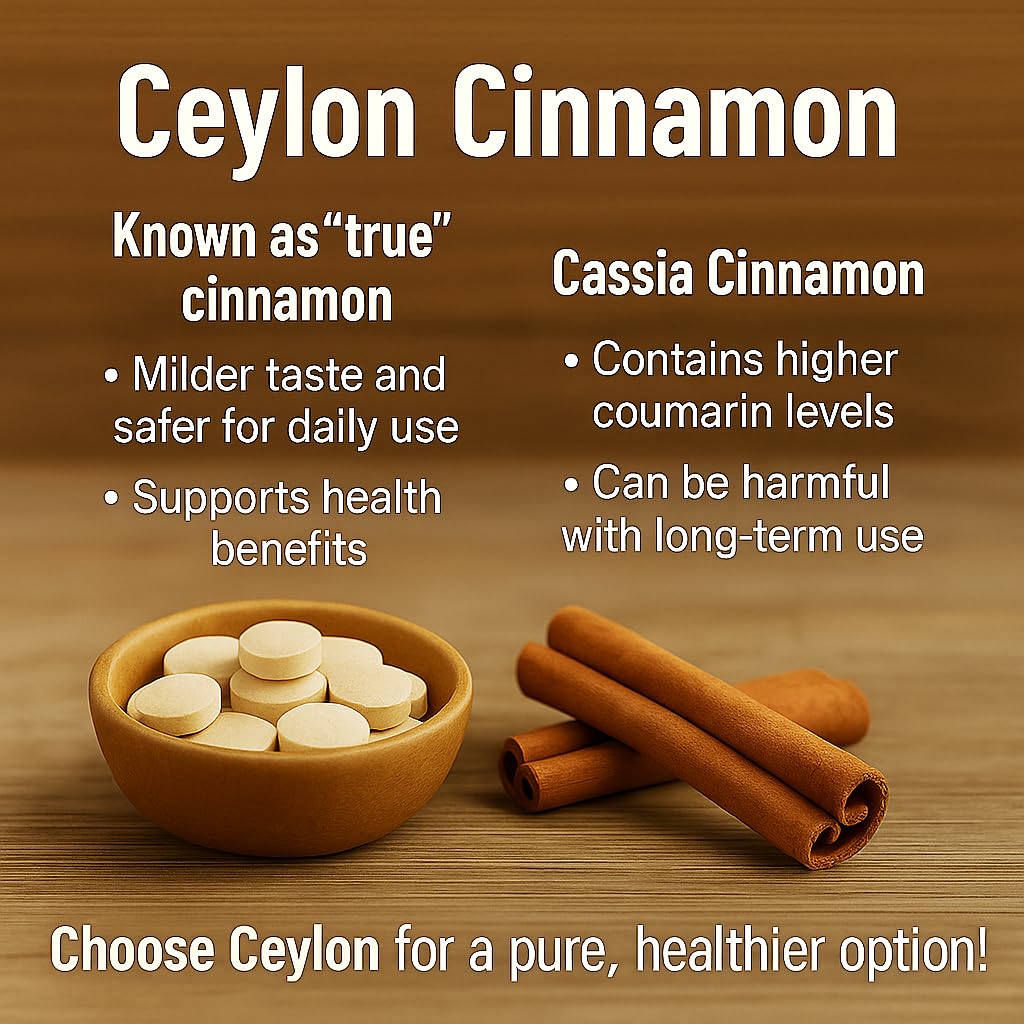 Me First Living Cannelle de Ceylan 1000mg comprimés dans la main