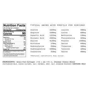 Meal support Poudre de Protéine Salée 440g vue de dos