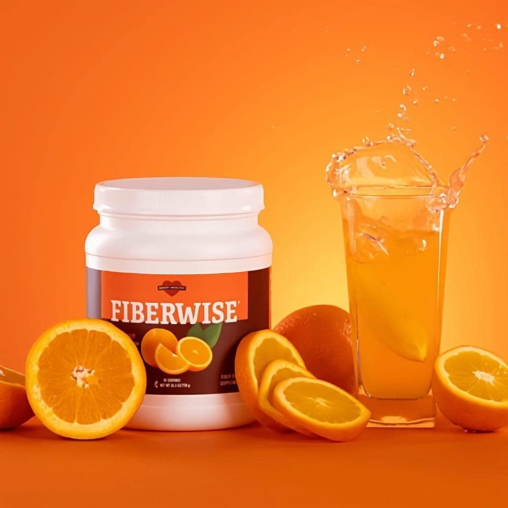 Meaneor FiberWise complément alimentaire en poudre 720g orange avec cuillère