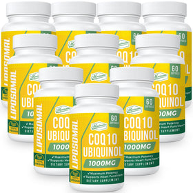 Mecinalis CoQ10 Ubiquinol 1000mg gélules molles avant
