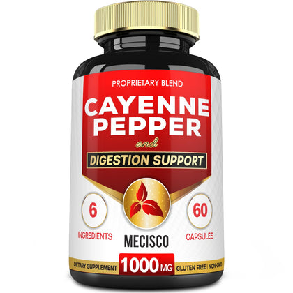 Mecisco 6in1 Capsules de Poivre de Cayenne vue de face