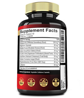 Mecisco Cortisol Shield 9in1 Ashwagandha packaging details