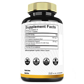Mecisco Trans-Resvératrol 1000mg flacon et capsules