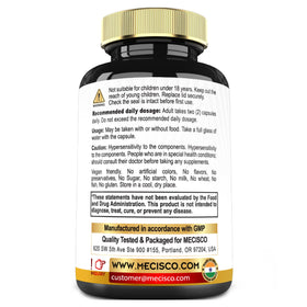 Mecisco Trans-Resvératrol 1000mg sur une table en bois
