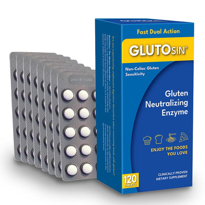 Medagel GLUTOsin 120 mini comprimés emballage avant