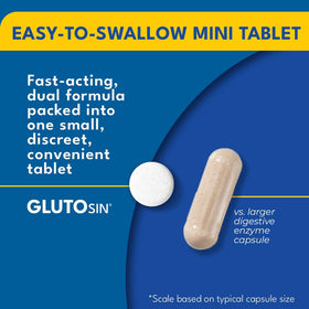Medagel GLUTOsin avec des ingrédients sur une table