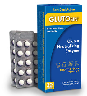 Medagel GLUTOsin Enzyme Neutralisante Gluten 30 Mini Tablettes - vue de face
