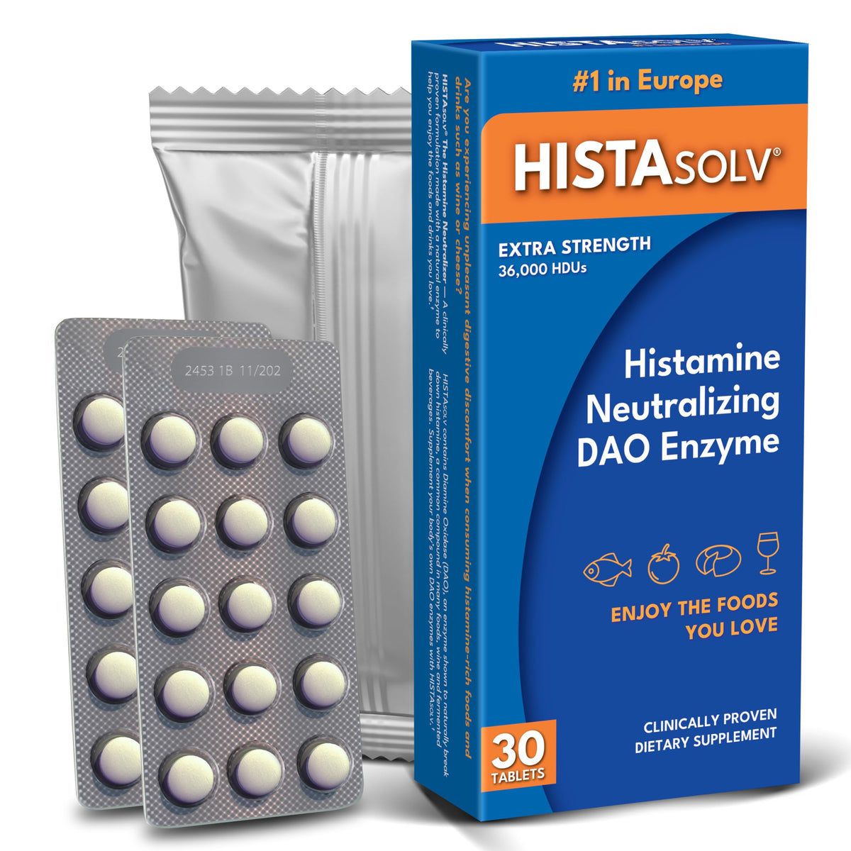 Medagel HISTAsolv 30 comprimés en emballage avant