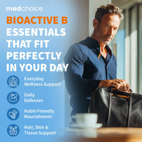 MEDCHOICE Complexe de Vitamines B 9-en-1 informations nutritionnelles arrière