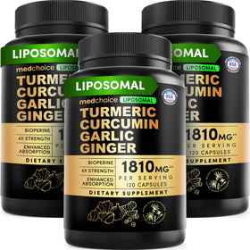 MEDCHOICE Curcuma Liposomal 120 capsules, vue avant