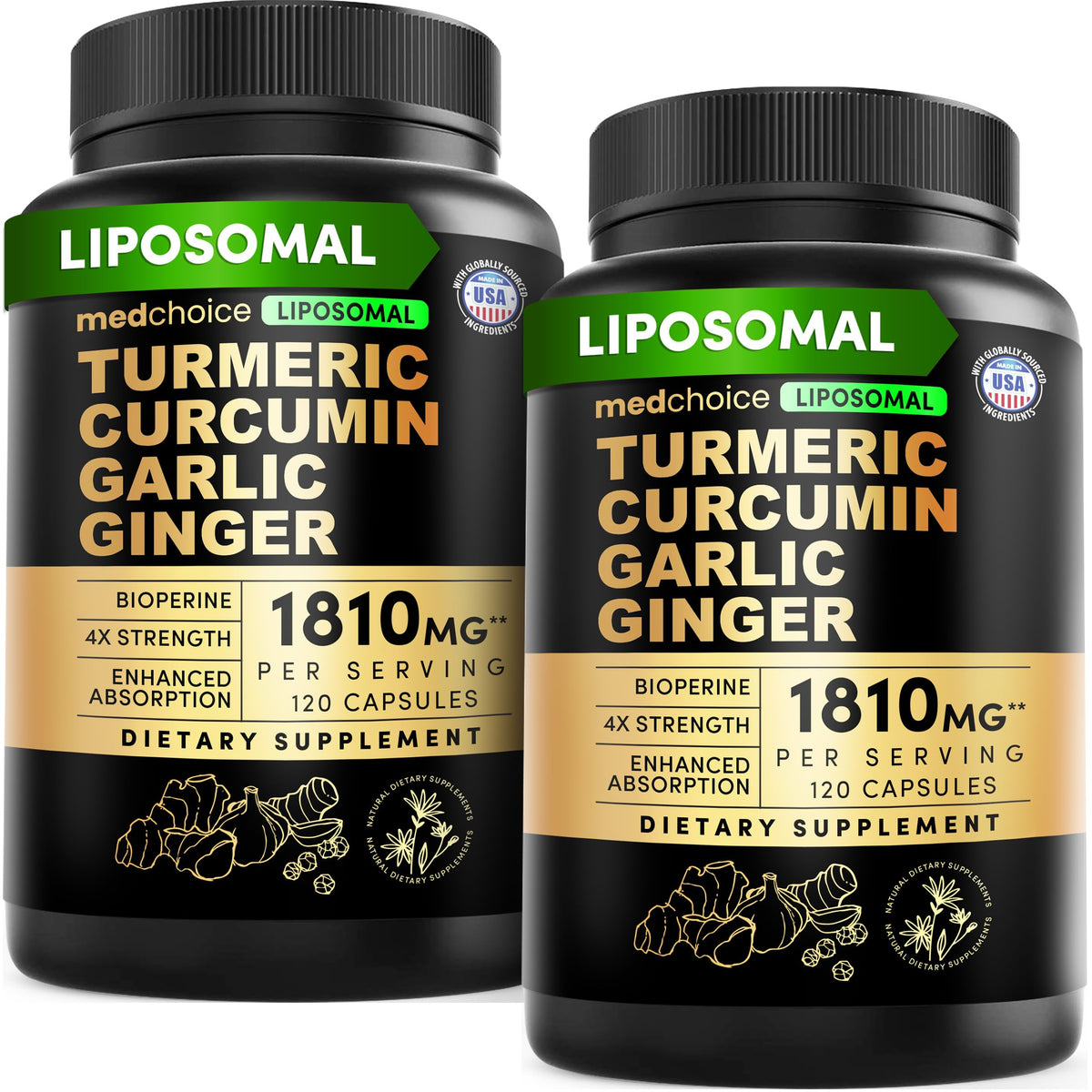 MEDCHOICE Curcuma Liposomal 400 mg emballage avant