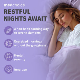 MEDCHOICE Mélatonine 10mg Extra Fort avec verre d'eau