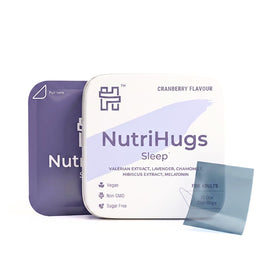 MedHugs NutriHugs Sommeil 30 bandes orales en boîte